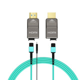 RUIPRO 8K Detachable Pure Fiber Optic HDMI 2.1 Cable, Ultra High Speed 48Gbps, Support 8K@60Hz 4K@120Hz, Dynamic HDR, eARC, Compatible with PS5/Xbox/HDTV/Blu-ray/Monitor/Projector