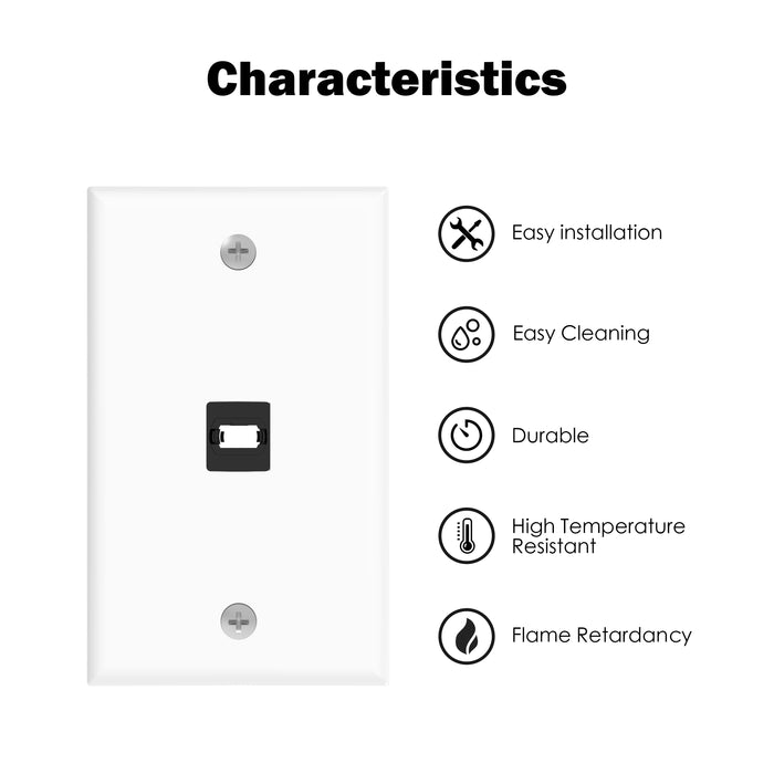 RUIPRO Keystone Wall Plate with MPO Coupler