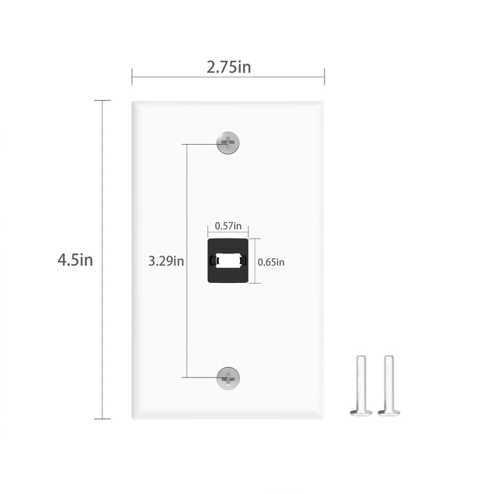 RUIPRO Keystone Wall Plate with MPO Coupler