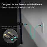 RUIPRO 8K Detachable Pure Fiber Optic HDMI 2.1 Cable, Ultra High Speed 48Gbps, Support 8K@60Hz 4K@120Hz, Dynamic HDR, eARC, Compatible with PS5/Xbox/HDTV/Blu-ray/Monitor/Projector