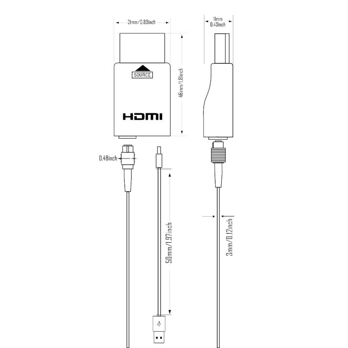 RUIPRO 8K Detachable Pure Fiber Optic Armored HDMI 2.1 Cable, Ultra High Speed 48Gbps, Support 8K@60Hz 4K@120Hz, Dynamic HDR, eARC, Compatible with PS5/Xbox/HDTV/Blu-ray/Monitor/Projector