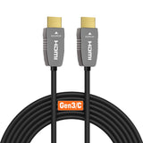 RUIPRO 8K Fiber Optic HDMI Cable Gen3/C version, ultra high speed 48Gbps HDMI 2.1 cable supporting 8K60Hz 4K120Hz for RTX 4090, PS5, Xbox, and 8K projectors.