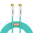 RUIPRO 8K fiber optic HDMI 2.1 cable Gen3/C version supporting 48Gbps, 8K60Hz, 4K120Hz, Dynamic HDR and eARC for gaming, home theater and projectors.