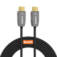 RUIPRO 8K HDMI 2.1 fiber optic cable Gen3/C version with high speed 48Gbps transmission for long distance home theater and gaming setups.