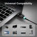 Universal compatibility HDMI 2.1 cable works with PS5, Xbox, Blu-ray players, gaming PCs, monitors, TVs, and projectors.